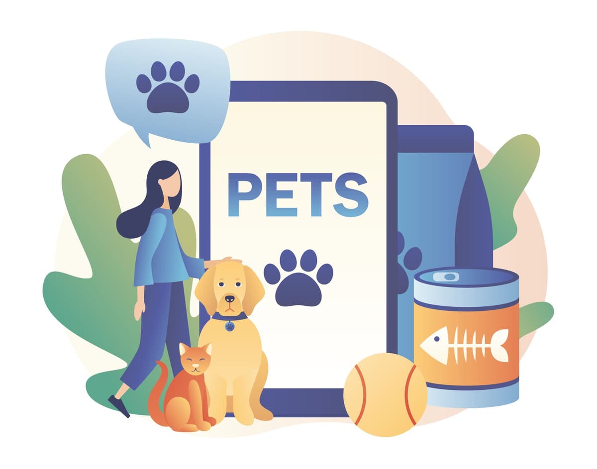 A calm in-home moment with a pet and family